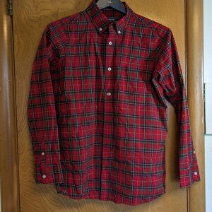 Boy's dress shirt in plaid